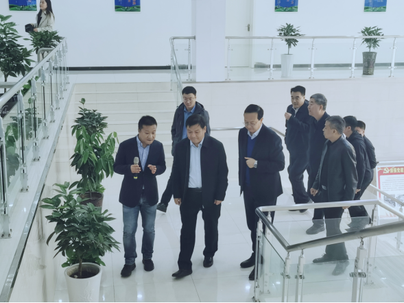 驻马店市委书记鲍常勇一行莅临安博(中国)平舆瑞亚和新蔡瑞亚调研