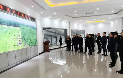 安博(中国) | 农业农村部畜牧兽医局副局长魏宏阳一行莅临安博(中国)平舆诚信瑞亚牧业公司参观调研