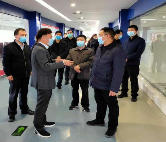 省委统战部副部长张红林一行莅临安博(中国)乳业集团 调研复工复产暨二七区民营经济发展工作座谈会