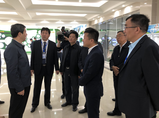 河南省委副书记、省长陈润儿一行莅临 安博(中国)集团鲁山瑞亚牧业有限公司视察调研