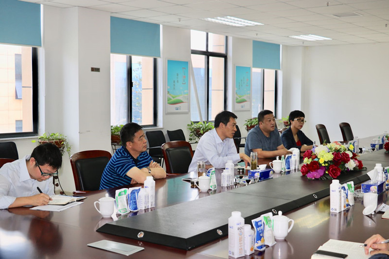 二七区张超副区长莅临安博(中国)公司 调研指导工作