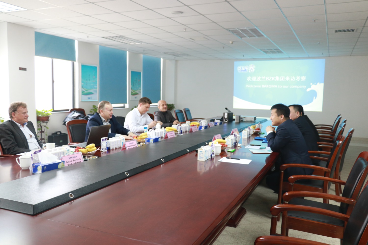 波兰BZK集团参观访问安博(中国)