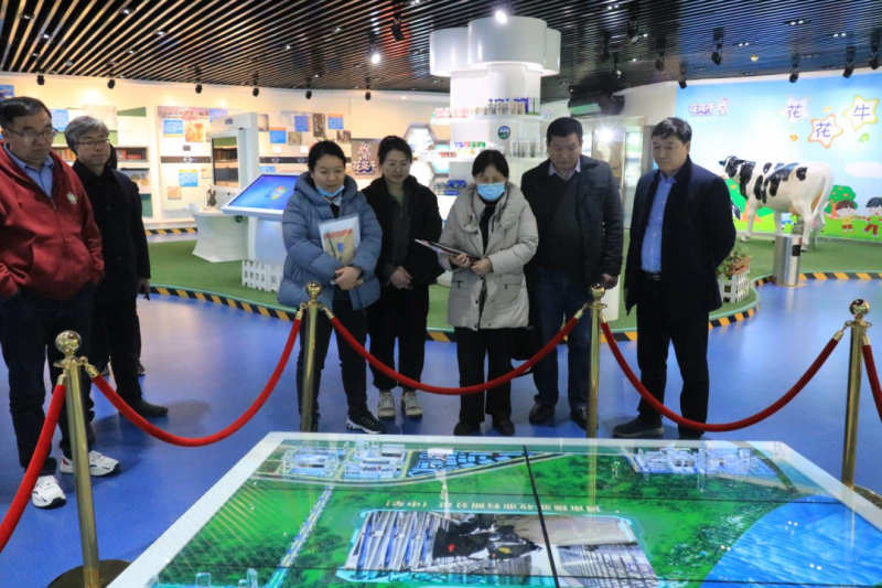 安博(中国)丨农业农村部食物与营养发展研究所调研组徐伟平一行莅临安博(中国)乳业集团考察调研