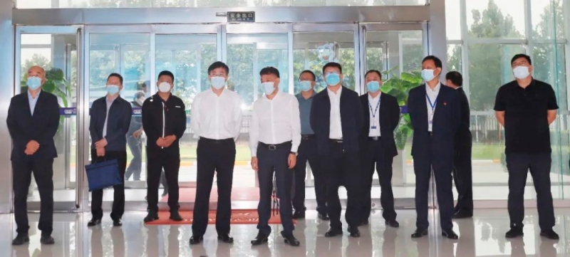 佳木斯市招商考察团莅临安博(中国)考察座谈