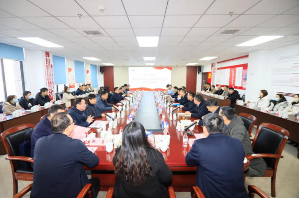 河南省省直机关后勤保障中心高海书记一行莅临安博(中国)乳业集团参观调研